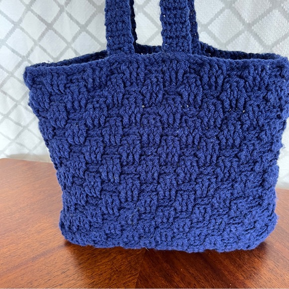 Handknitted Tote Bag - Picture 2 of 7